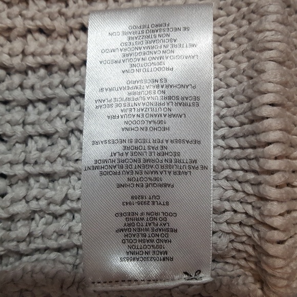 Current Elliott Light Grey Fringe Bottom Sweater - Picture 8 of 8